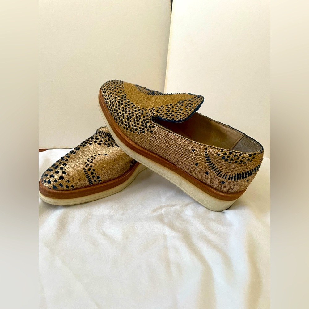 Women's New Free People Snake Eyes Loafer Shoes size 37 size 6.5